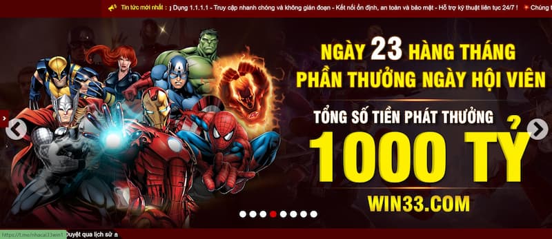 Hướng dẫn đăng nhập 33win